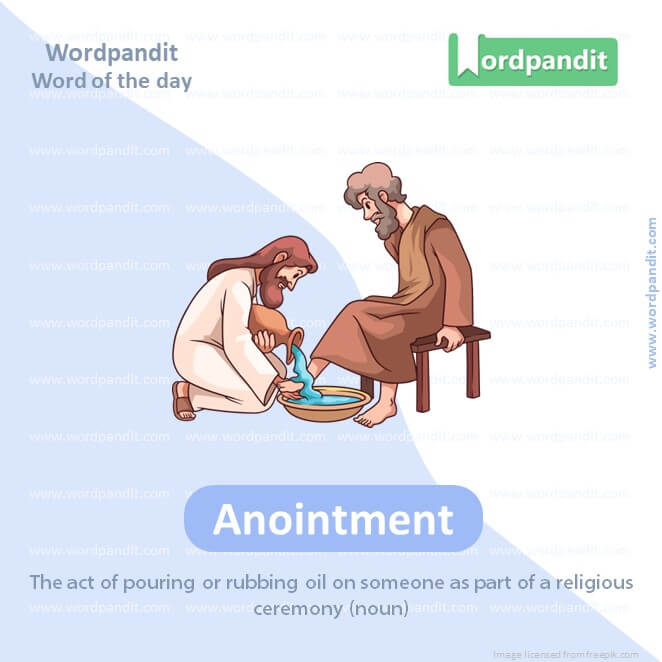 Anointment Picture Vocabulary
