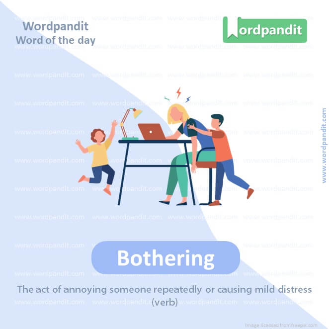 Bothering Picture Vocabulary