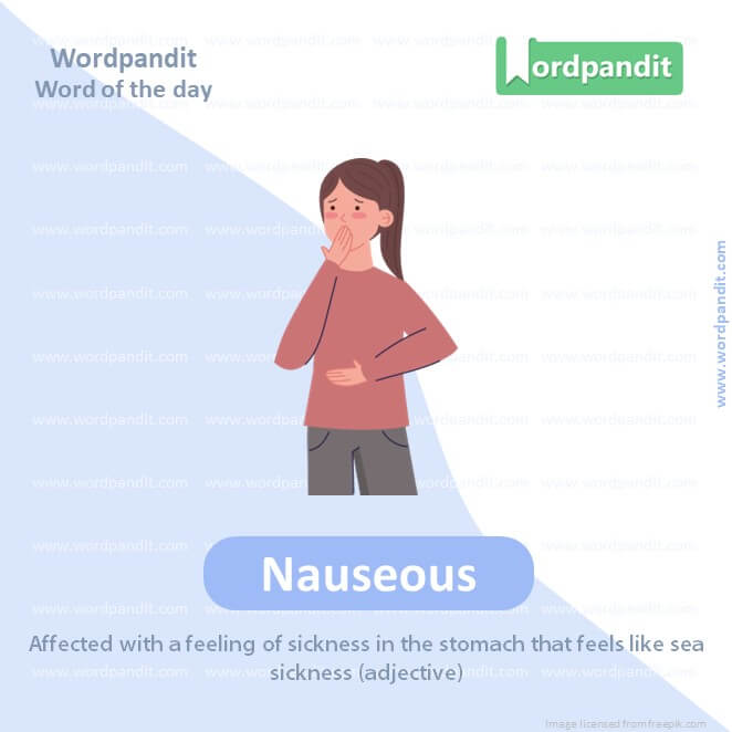 Nauseous Picture Vocabulary