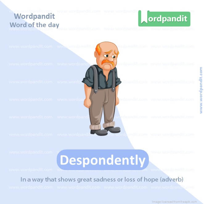 Despondently Picture Vocabulary