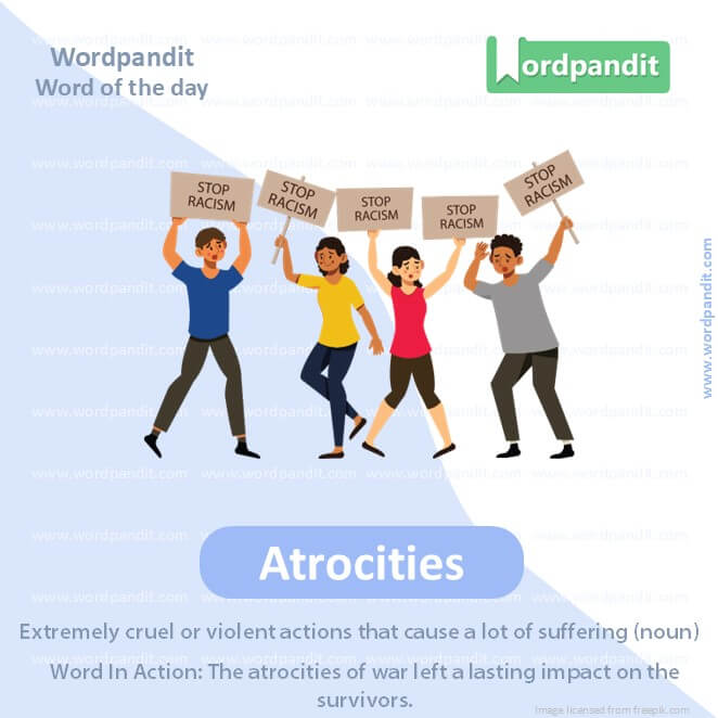 Atrocities Picture Vocabulary