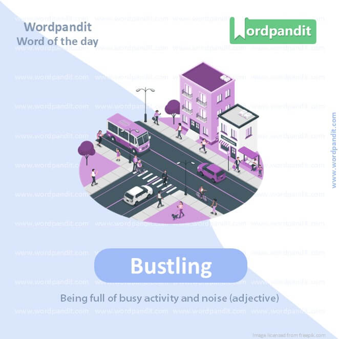 Bustling Picture Vocabulary