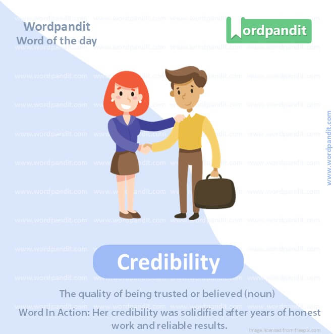 Credibility Picture Vocabulary