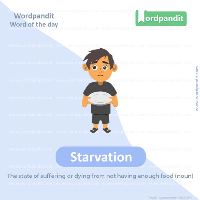 Starvation Picture Vocabulary