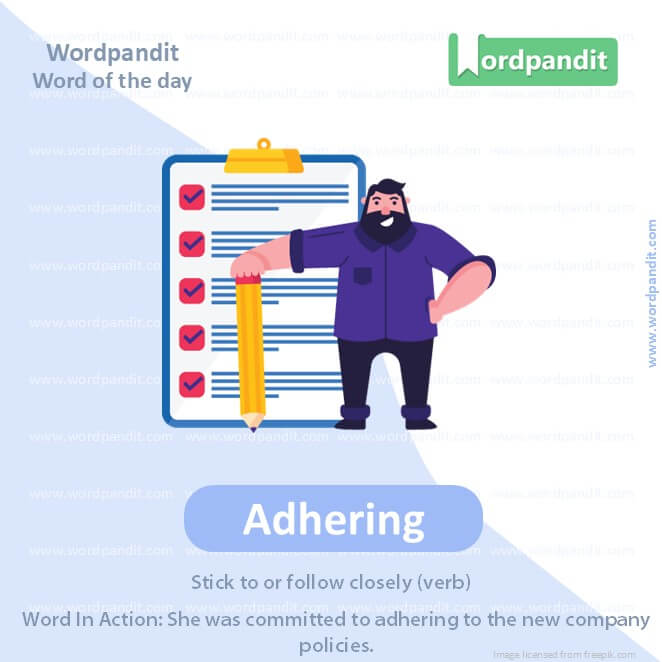 Adhering Picture Vocabulary Adhering Picture Vocabulary