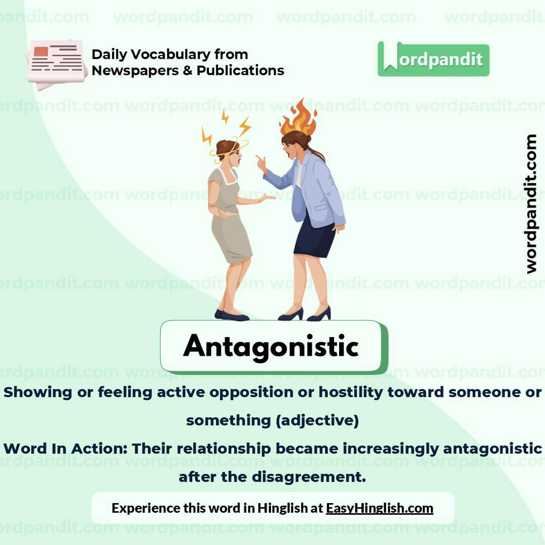 Antagonistic Picture Vocabulary Antagonistic Picture Vocabulary