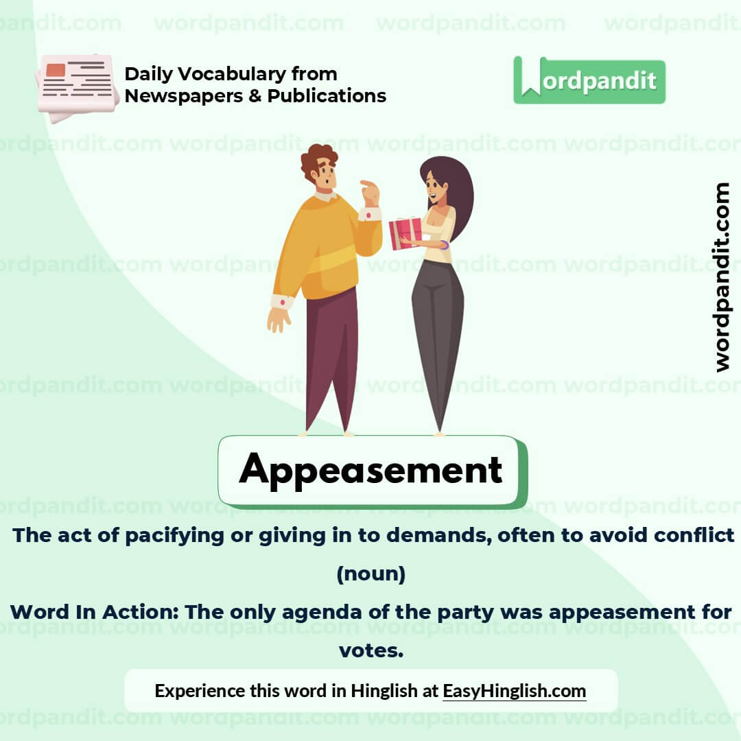 Appeasement Picture Vocabulary Appeasement Picture Vocabulary
