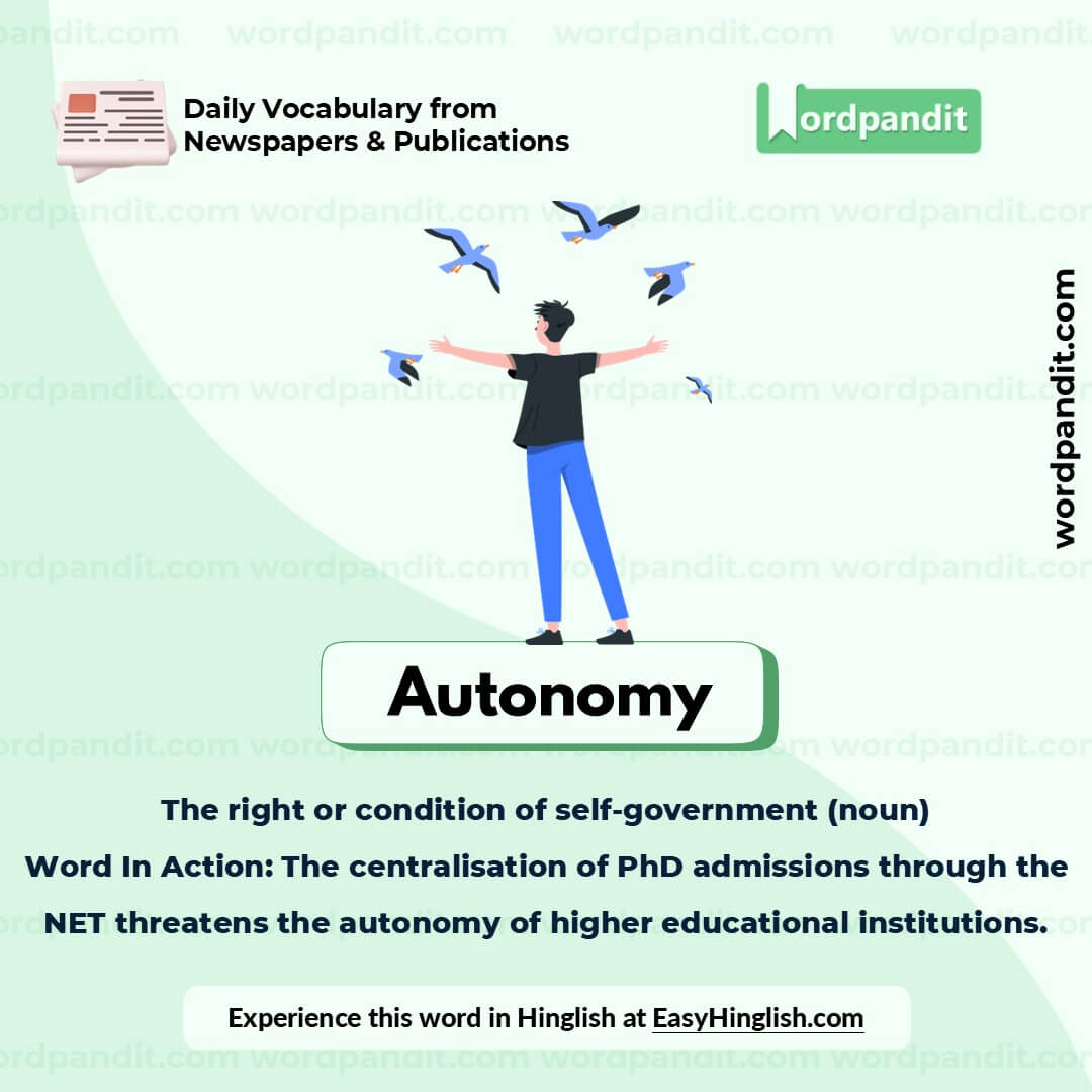 Autonomy Picture Vocabulary Autonomy Picture Vocabulary