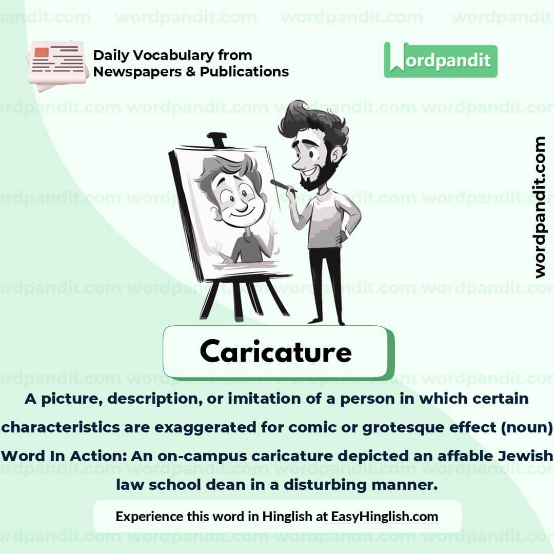 Caricature Picture Vocabulary Caricature Picture Vocabulary