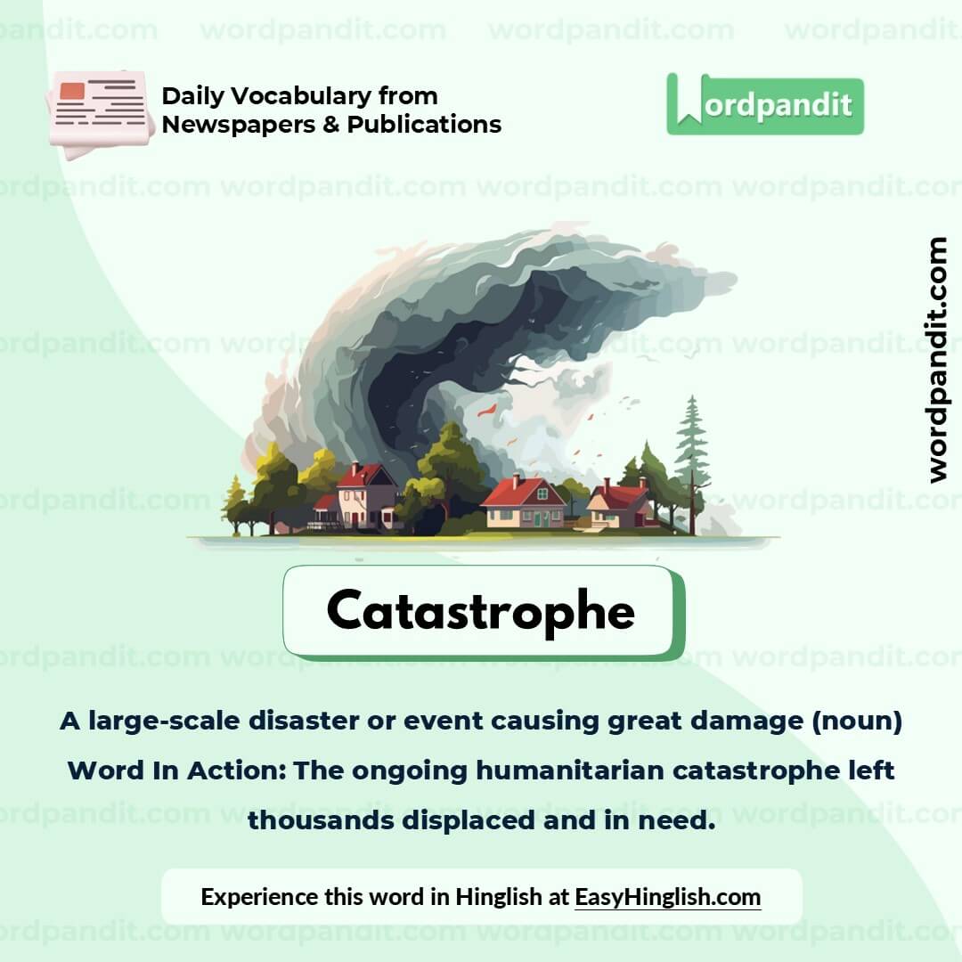 Catastrophe Picture Vocabulary Catastrophe Picture Vocabulary