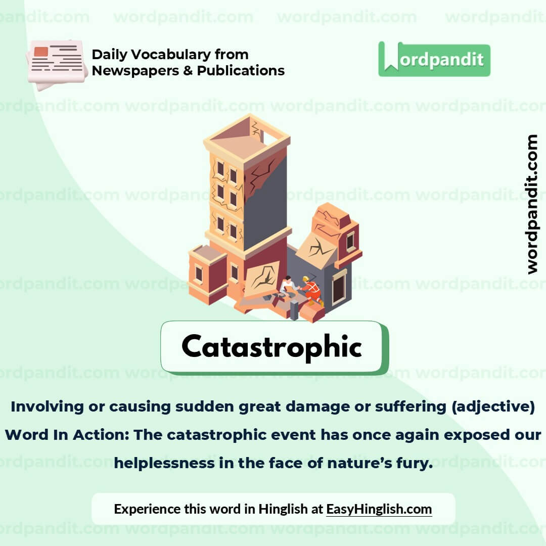 Catastrophic Picture Vocabulary Catastrophic Picture Vocabulary