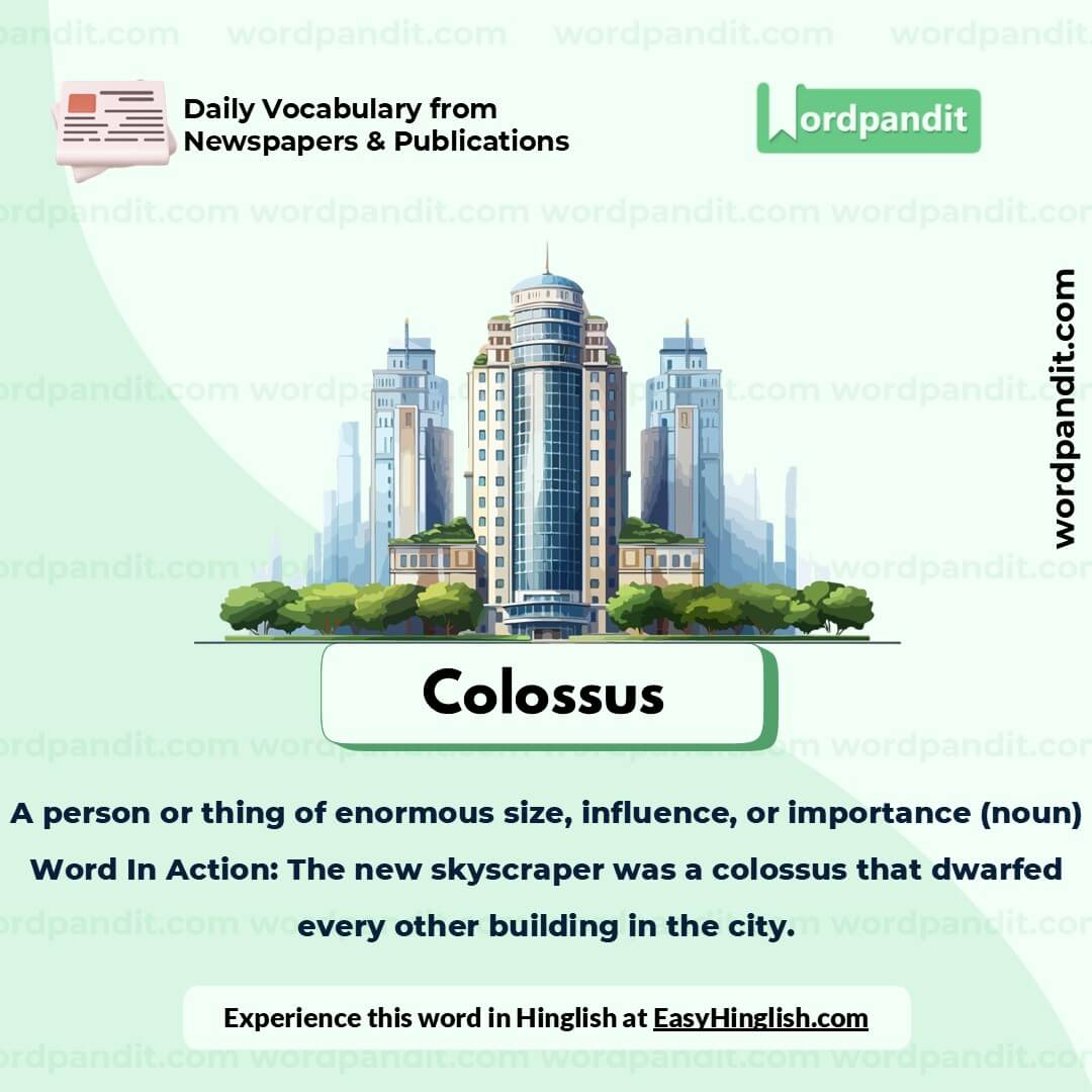 Colossus Picture Vocabulary Colossus Picture Vocabulary