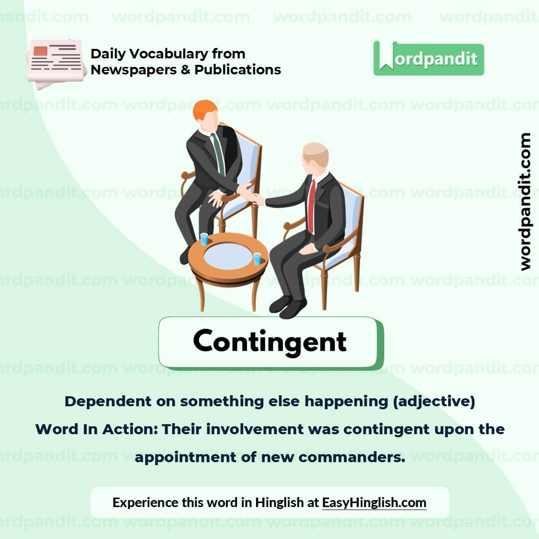 Contingent Picture Vocabulary Contingent Picture Vocabulary