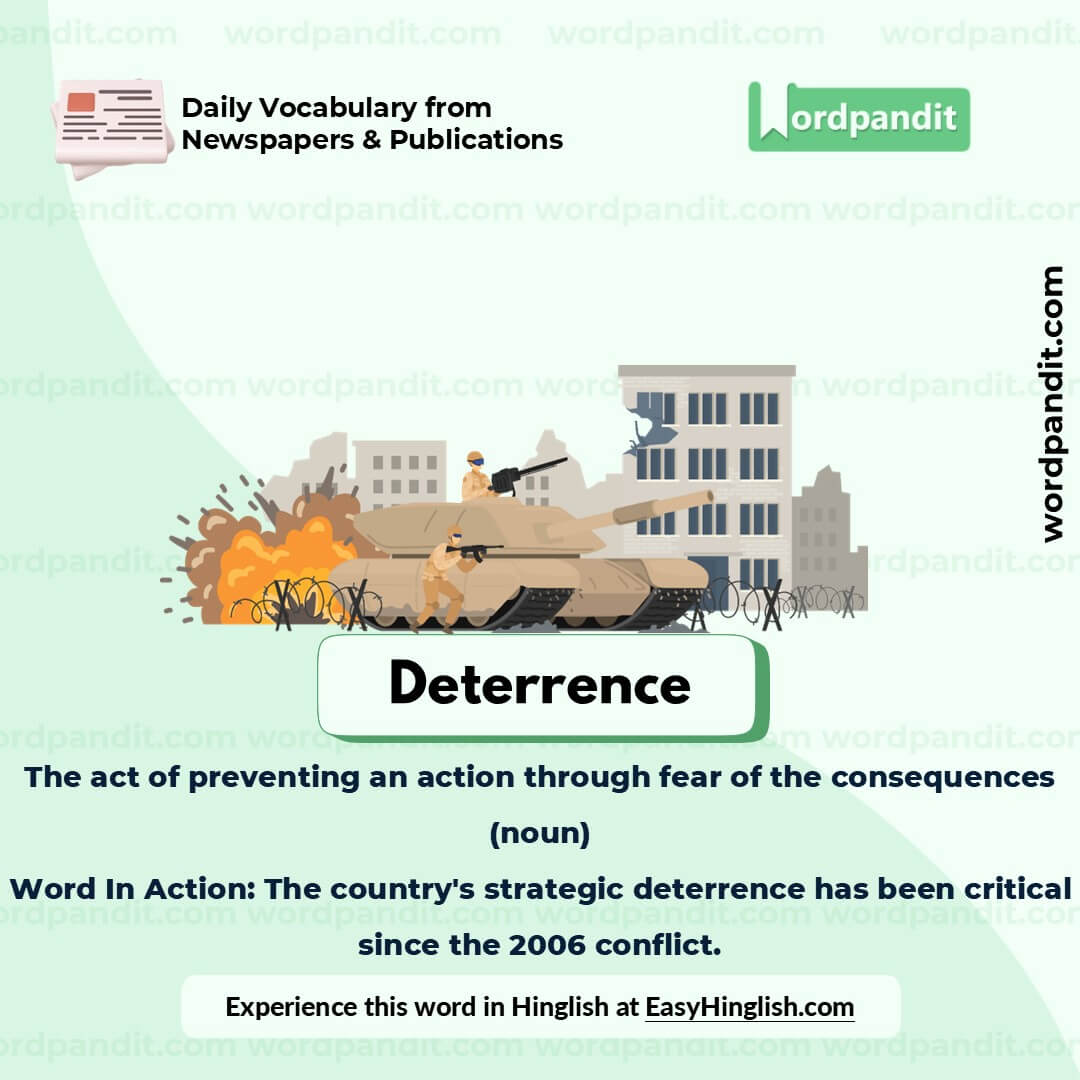 Deterrence Picture Vocabulary Deterrence Picture Vocabulary