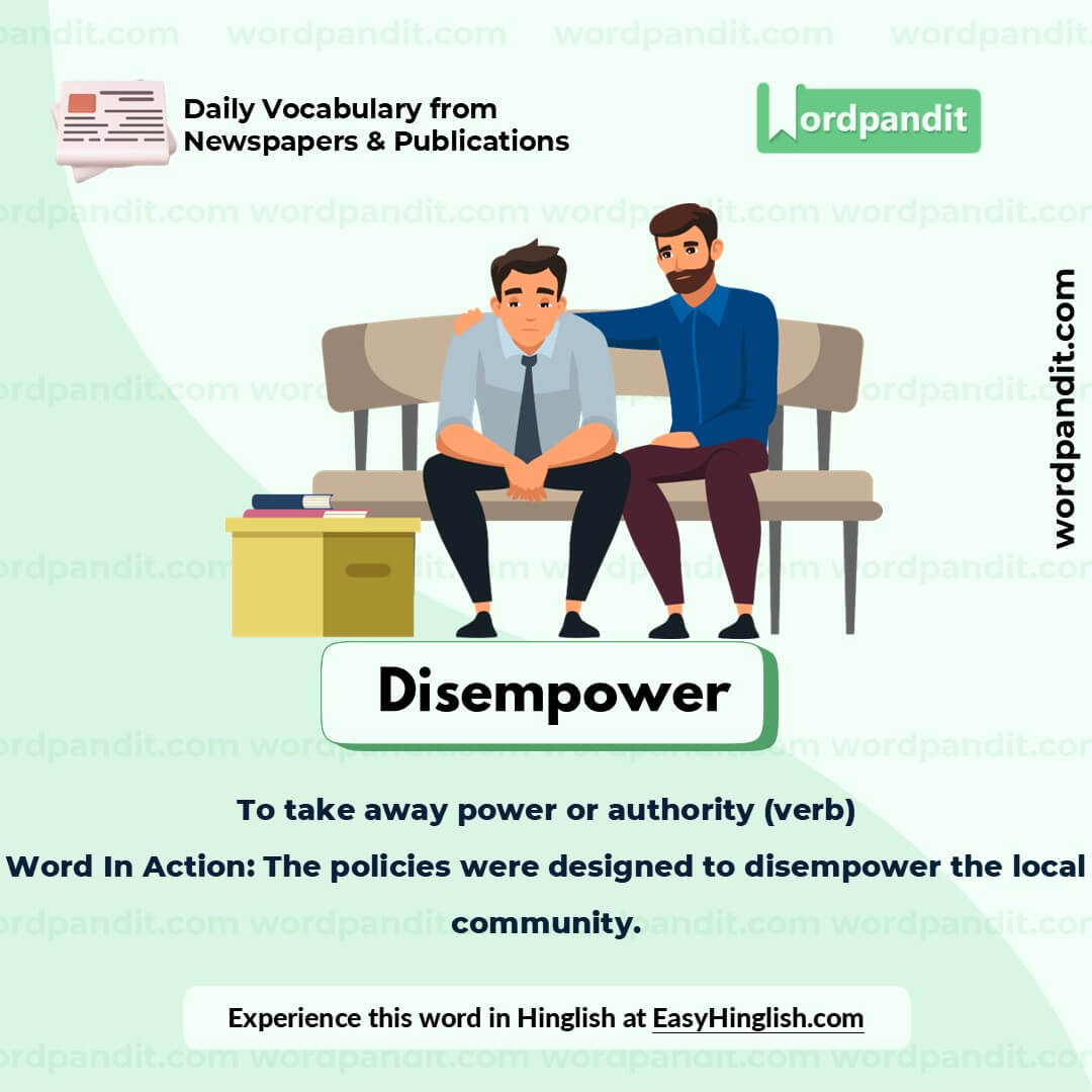 Disempower Picture Vocabulary Disempower Picture Vocabulary