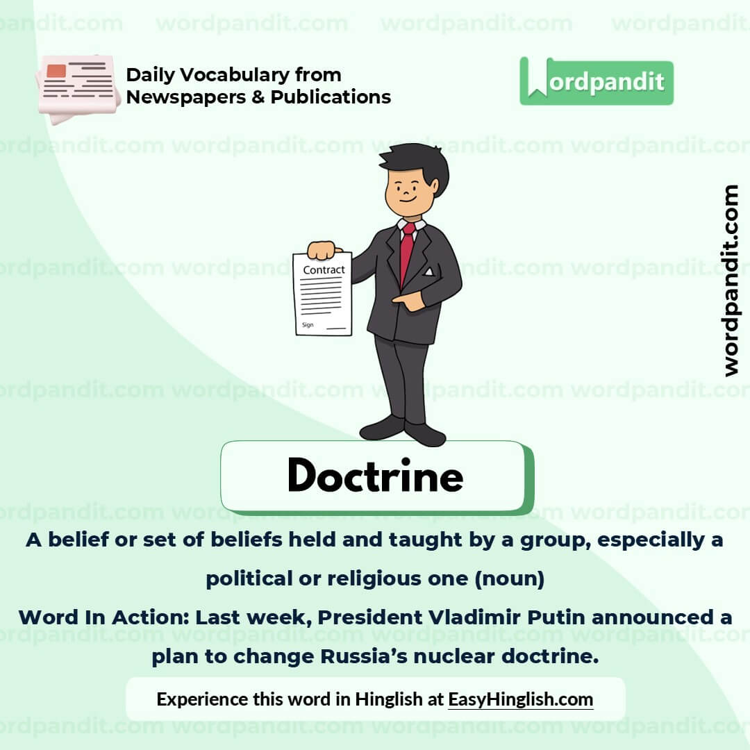 Doctrine Picture Vocabulary Doctrine Picture Vocabulary