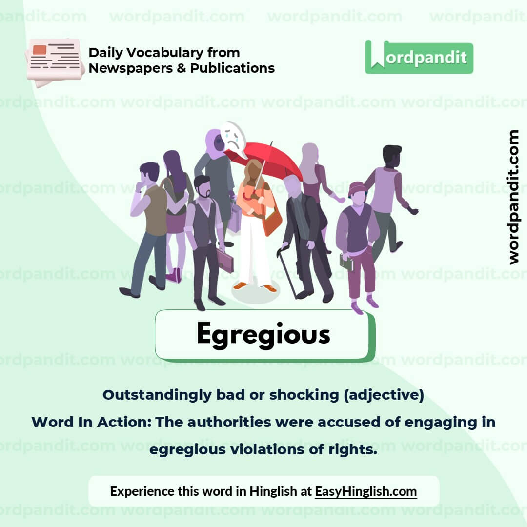 Egregious Picture Vocabulary Egregious Picture Vocabulary