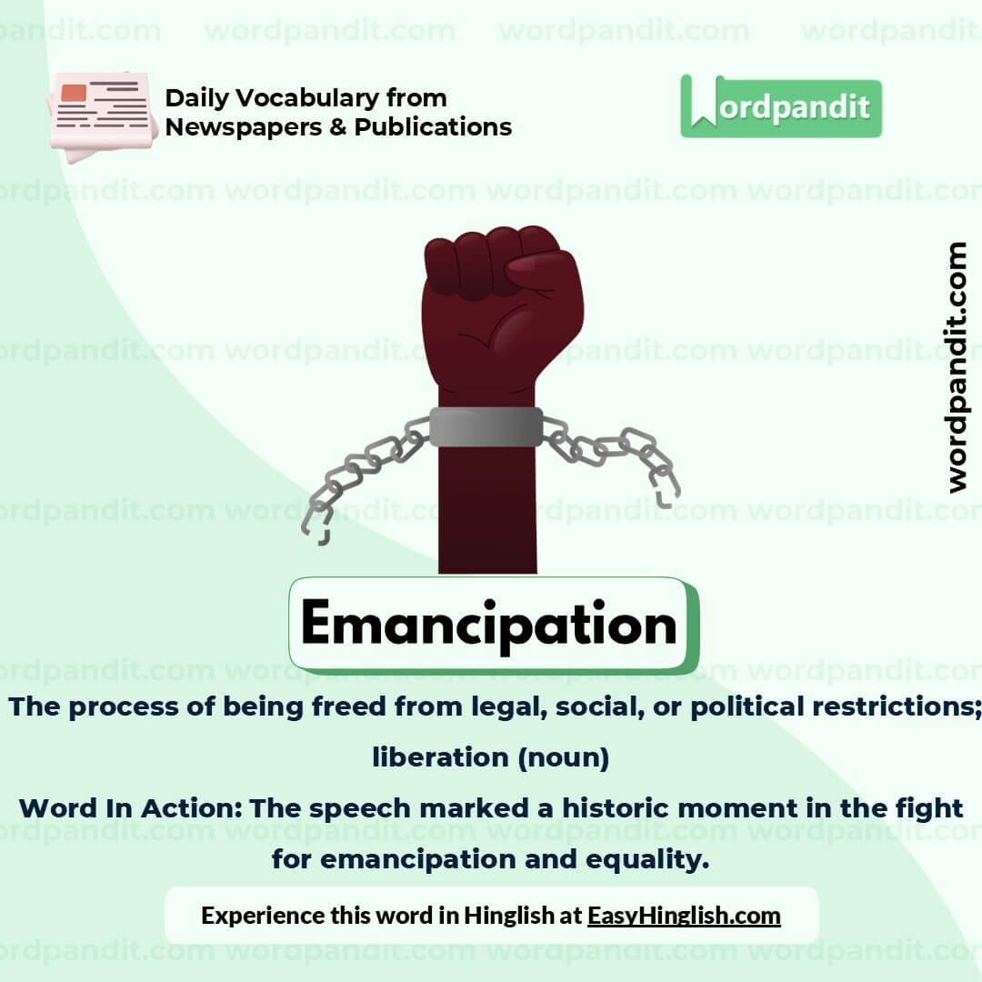Emancipation Picture Vocabulary Emancipation Picture Vocabulary