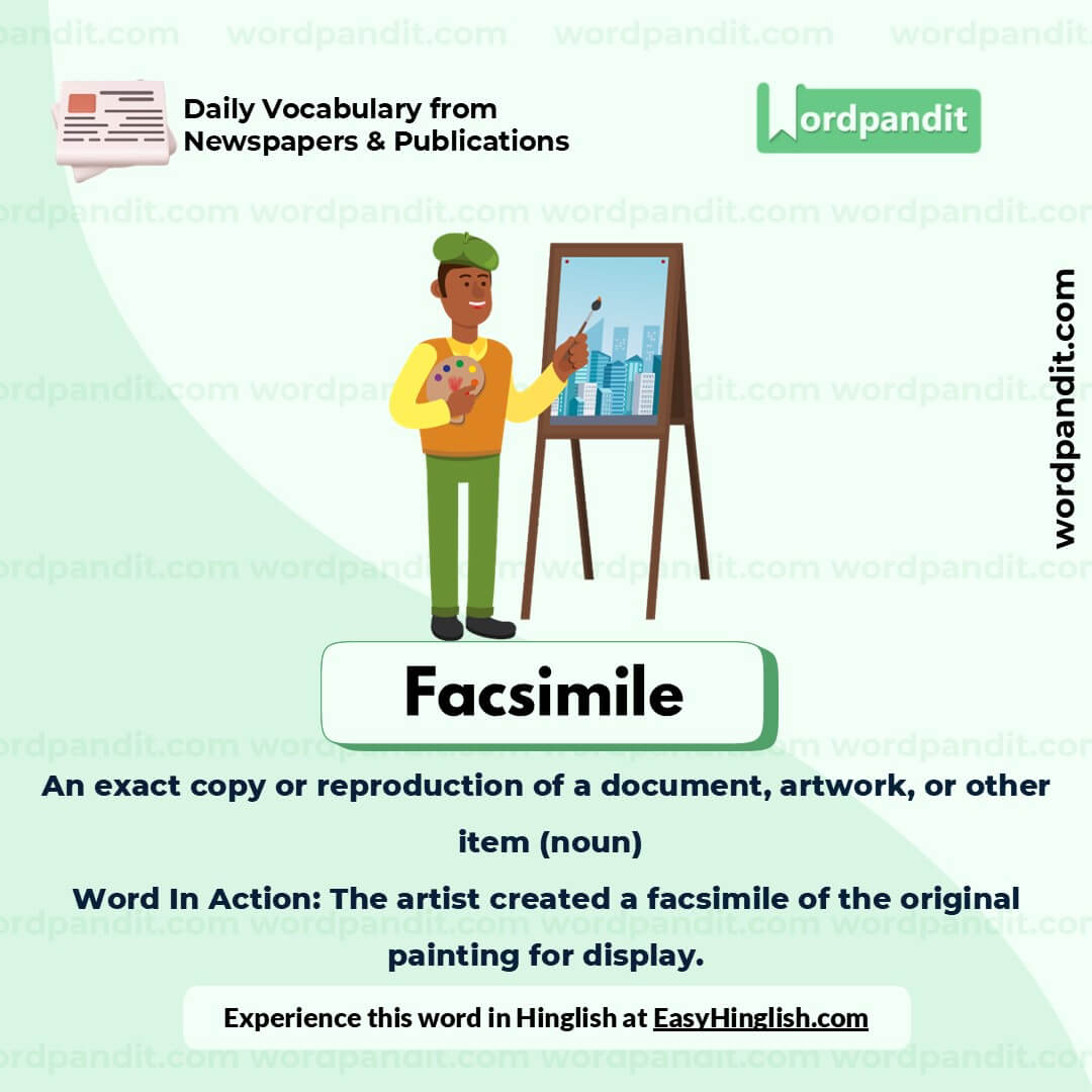 Facsimile Picture Vocabulary Facsimile Picture Vocabulary