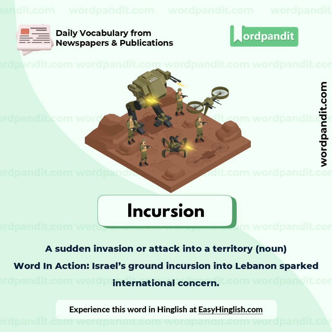 Incursion Picture Vocabulary