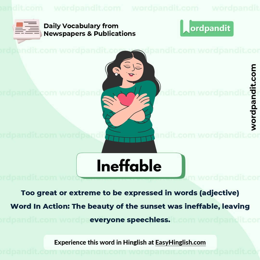 Ineffable Picture Vocabulary Ineffable Picture Vocabulary
