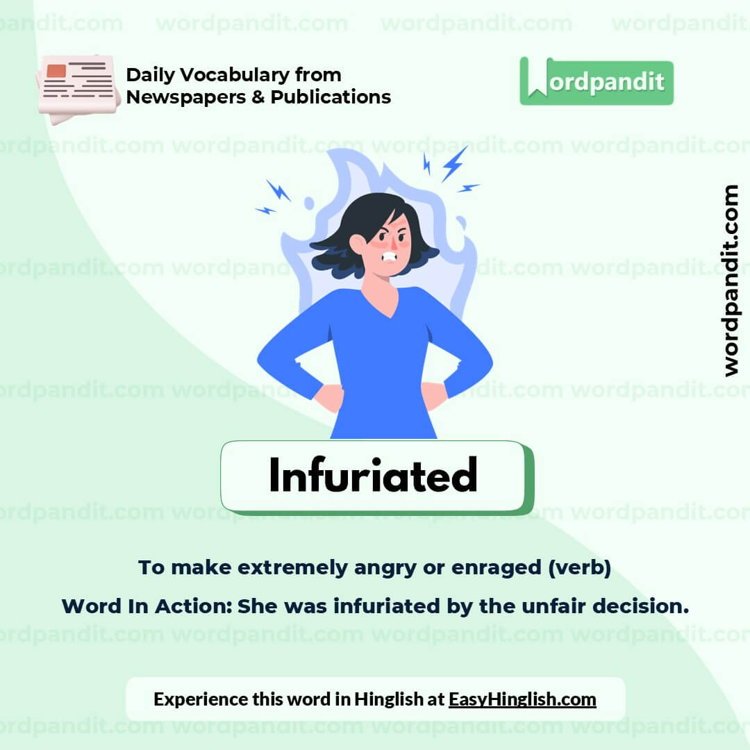 Infuriated Picture Vocabulary Infuriated Picture Vocabulary