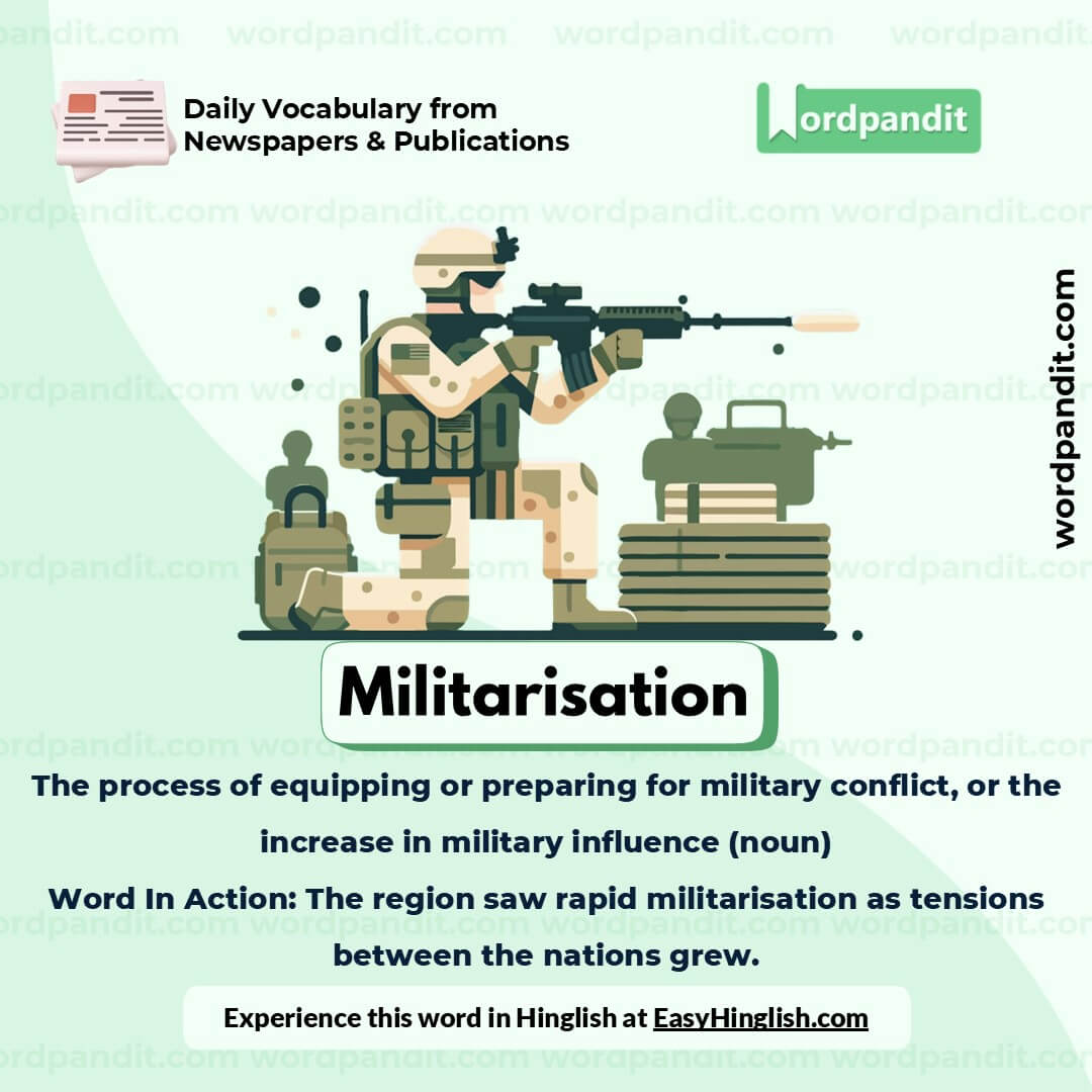 Militarisation Picture Vocabulary Militarisation Picture Vocabulary