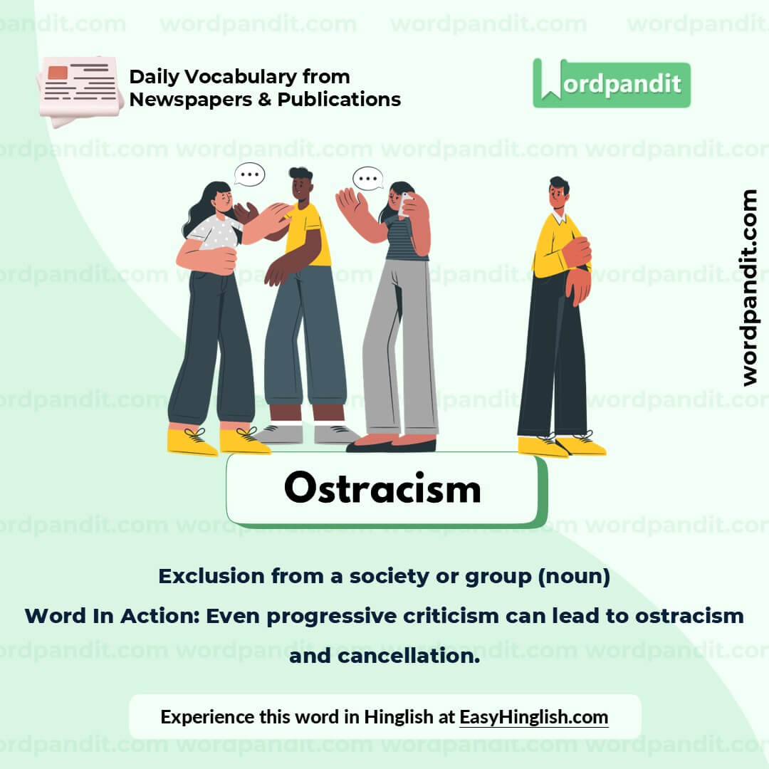 Ostracism Picture Vocabulary Ostracism Picture Vocabulary