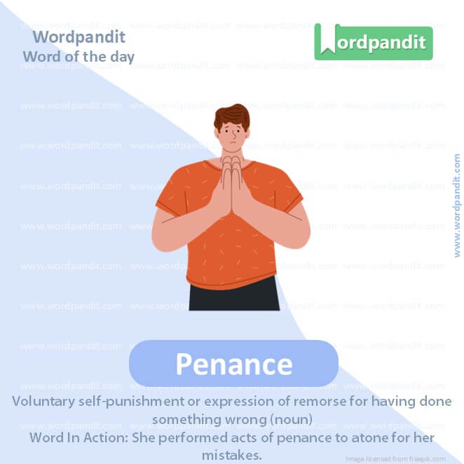 Penance Picture Vocabulary Penance Picture Vocabulary
