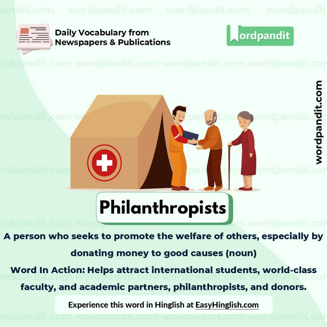 Philanthropists Picture Vocabulary Philanthropists Picture Vocabulary