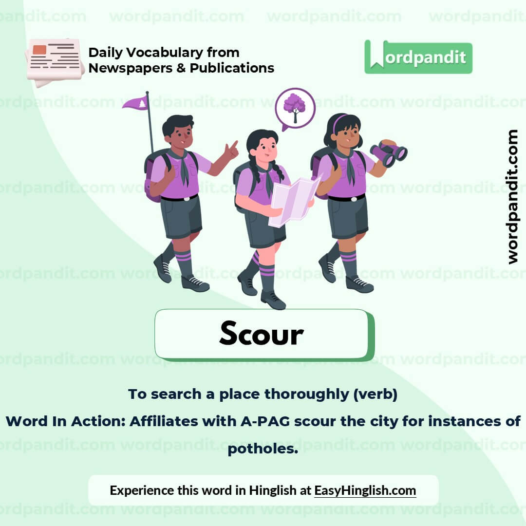 Scour Picture Vocabulary Scour Picture Vocabulary
