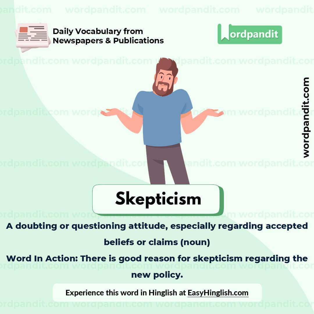 Skepticism Picture Vocabulary Skepticism Picture Vocabulary