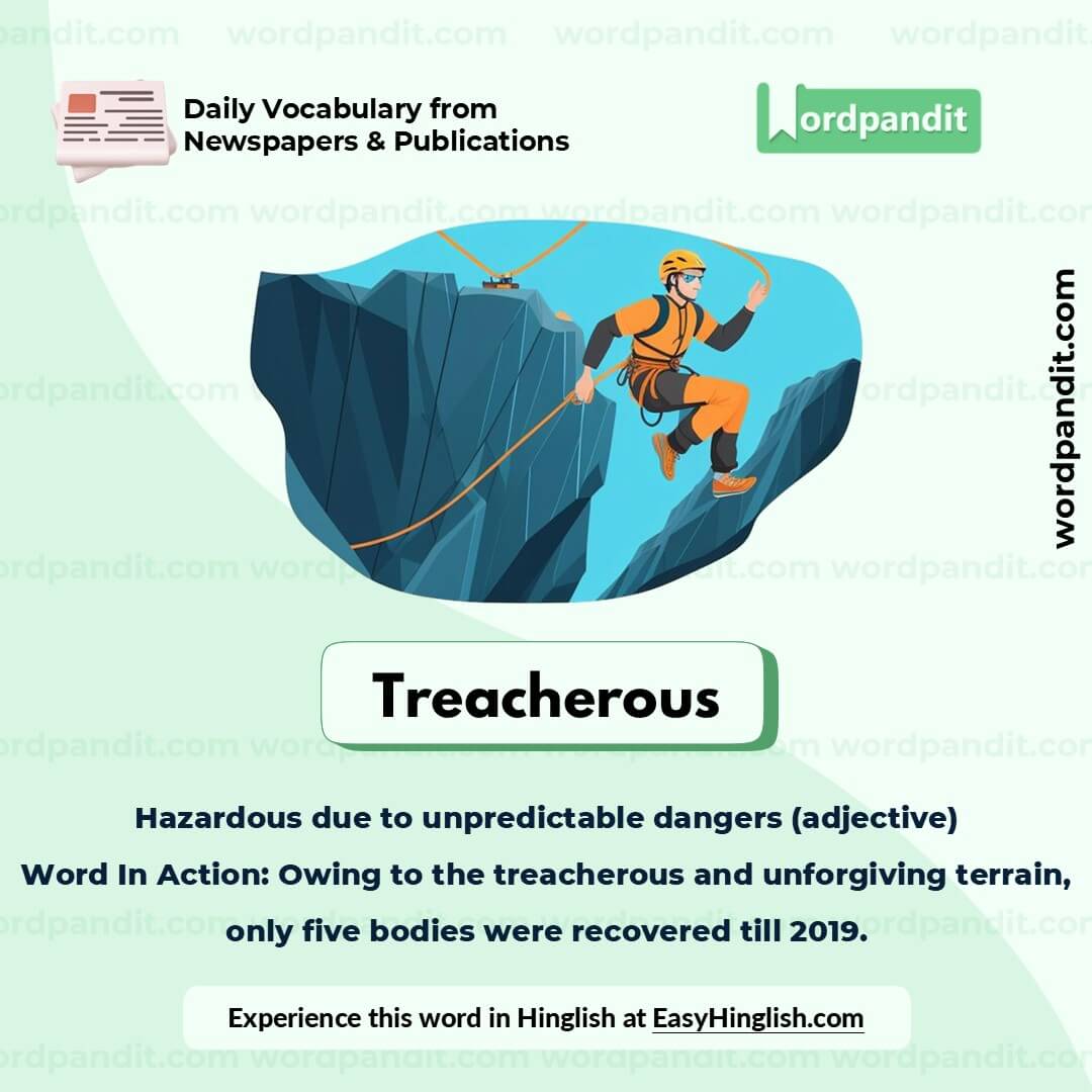 Treacherous Picture Vocabulary Treacherous Picture Vocabulary