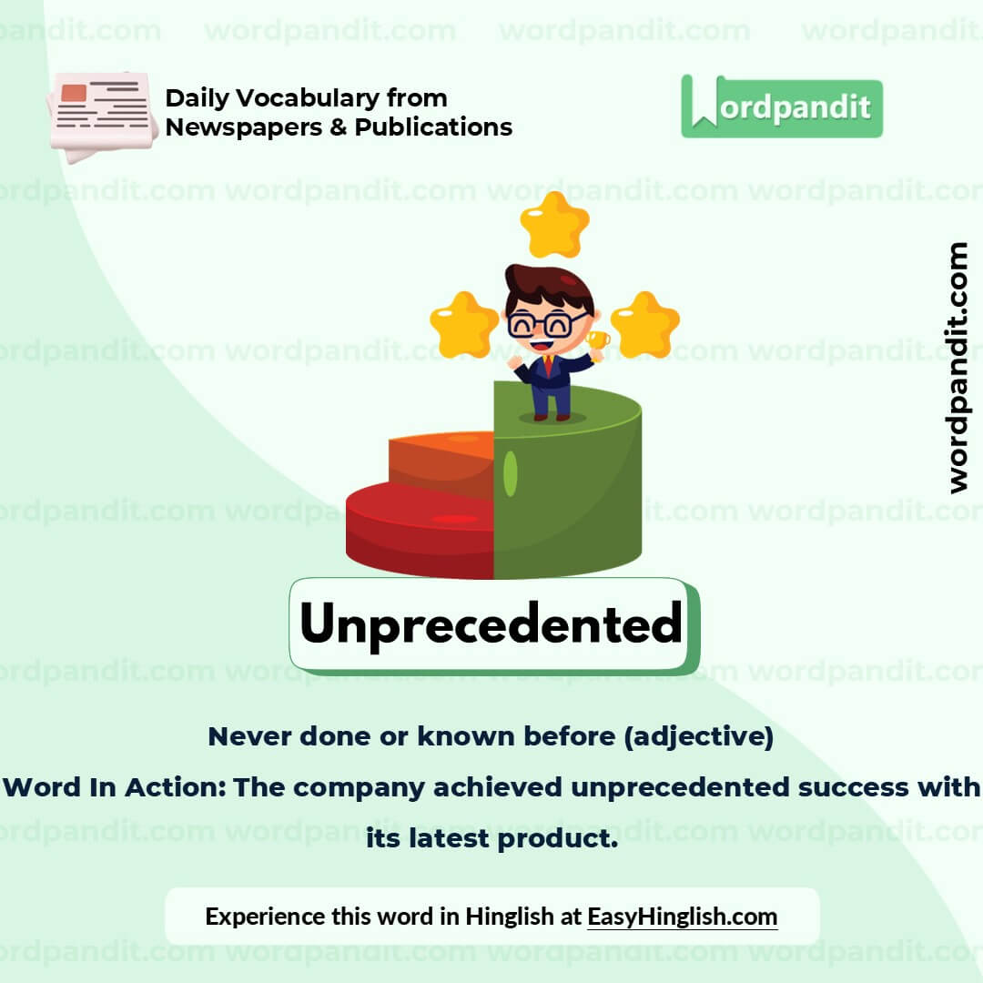 Unprecedented Picture Vocabulary Unprecedented Picture Vocabulary