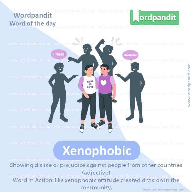 Xenophobic Picture Vocabulary Xenophobic Picture Vocabulary