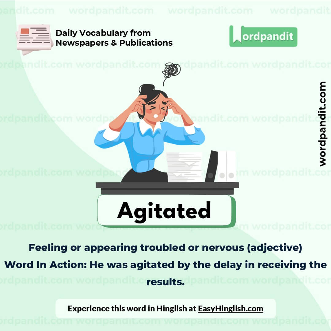Agitated Vocabulary Picture Agitated Vocabulary Picture