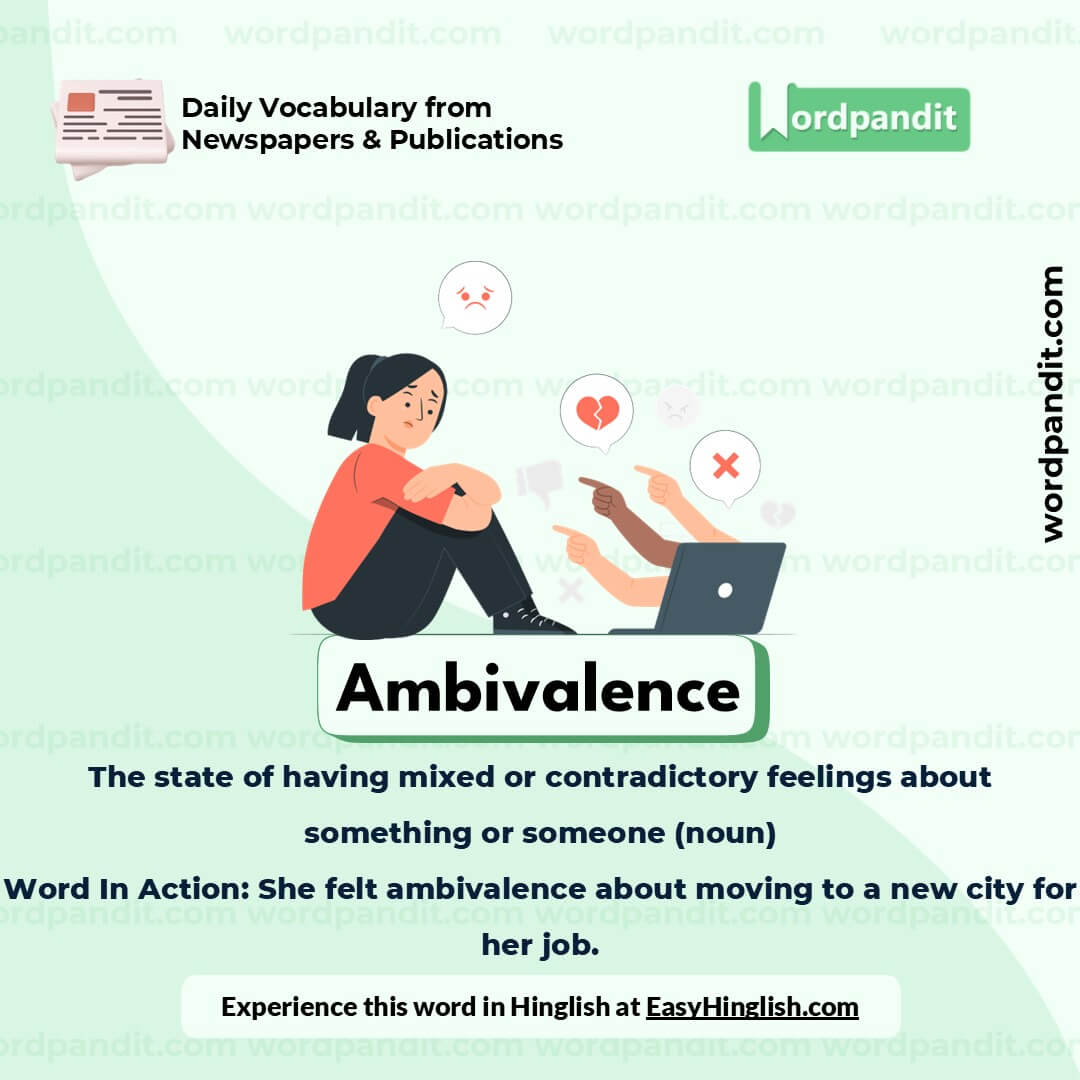 Ambivalence Picture Vocabulary Ambivalence Picture Vocabulary