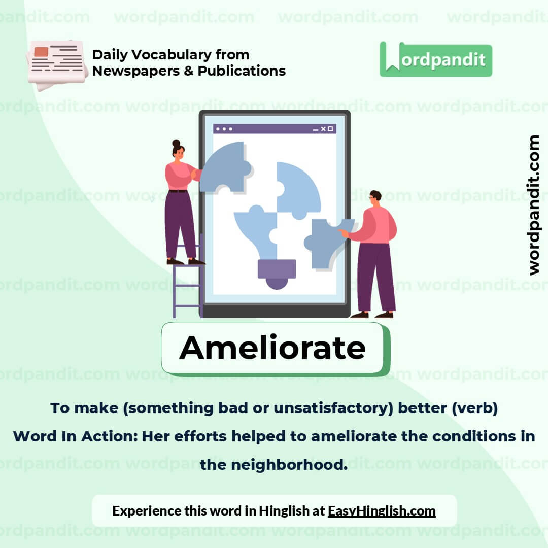 Ameliorate Picture Vocabulary Ameliorate Picture Vocabulary