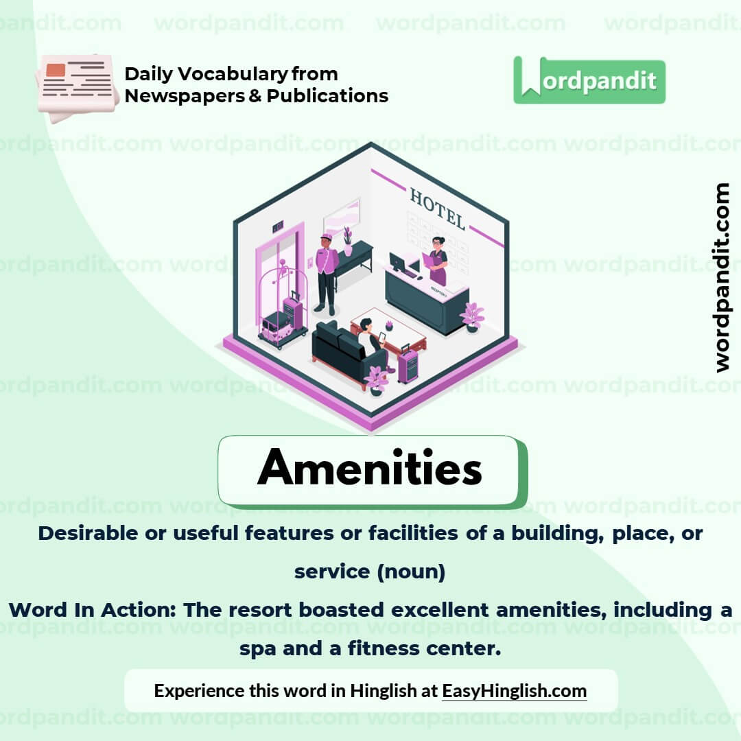 Amenities Bvocabulary Post Amenities Bvocabulary Post