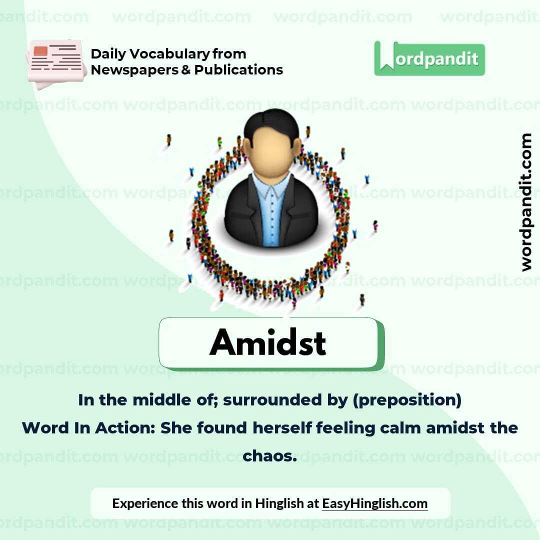 Amidst Vocabulary Picture Amidst Vocabulary Picture