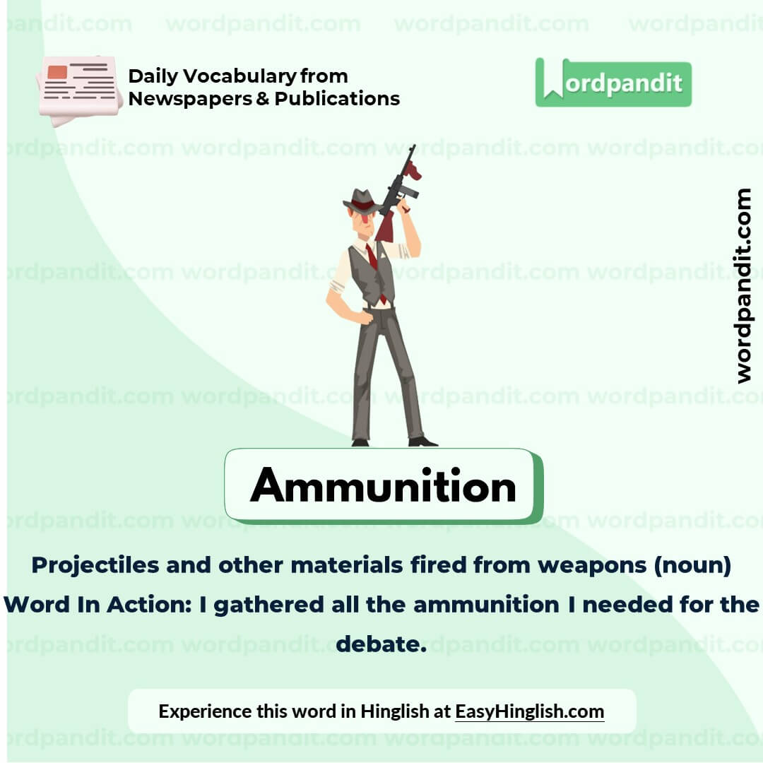 Ammunition Vocabulary Picture Ammunition Vocabulary Picture