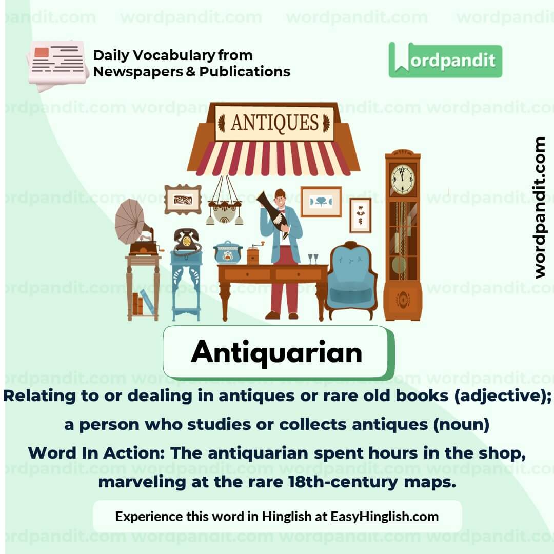 Antiquarian Vocabulary Picture