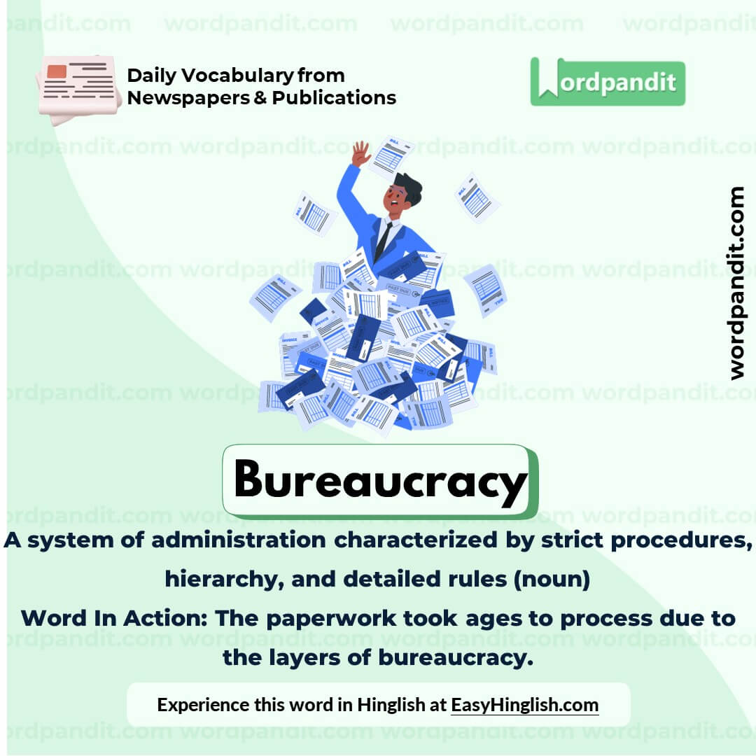 Bureaucracy Vocabulary Picture Bureaucracy Vocabulary Picture
