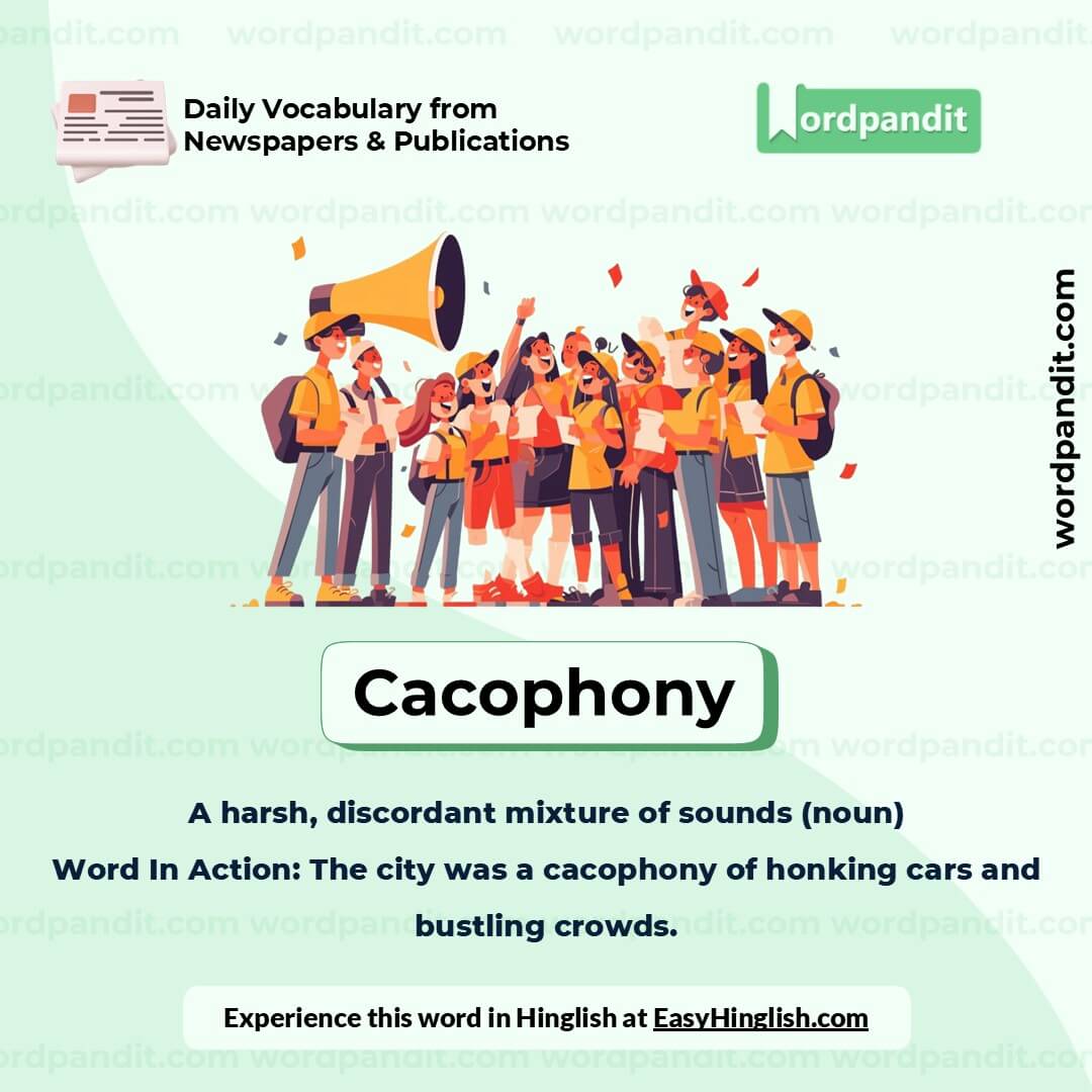 Cacophony Picture Vocabulary Cacophony Picture Vocabulary