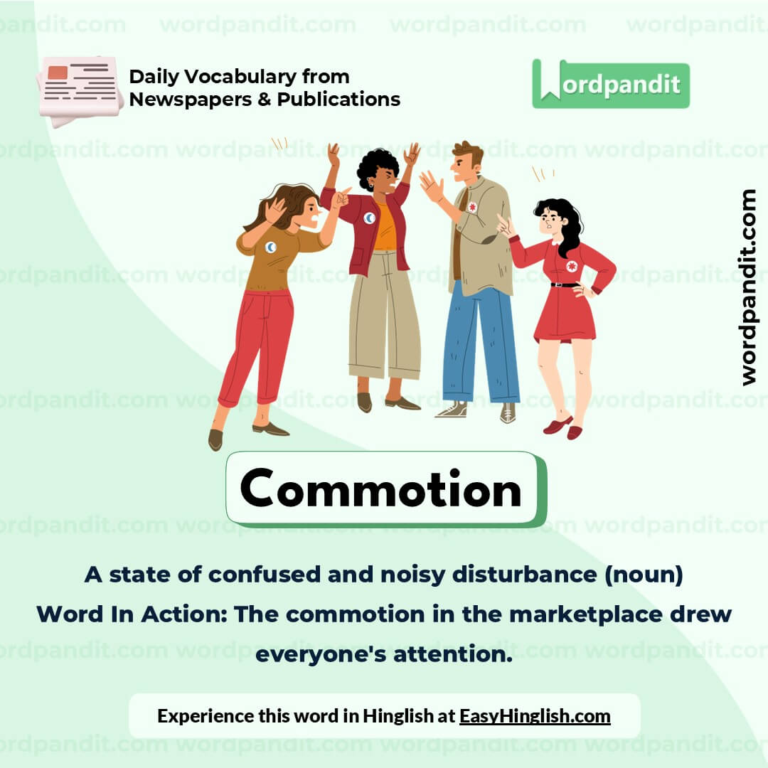 Commotion Vocabulary Picture Commotion Vocabulary Picture