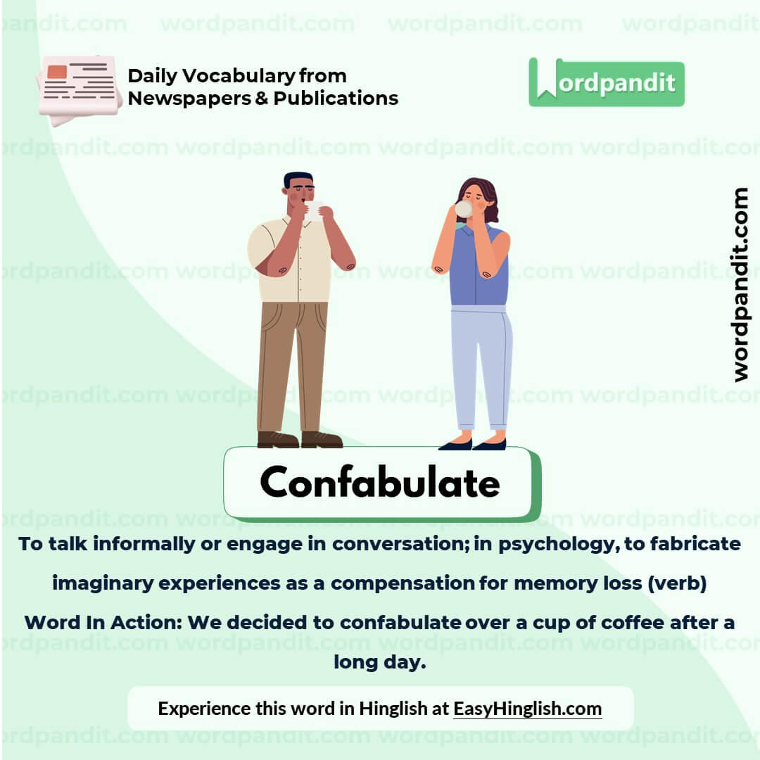 Confabulate Vocabulary Picture Confabulate Vocabulary Picture