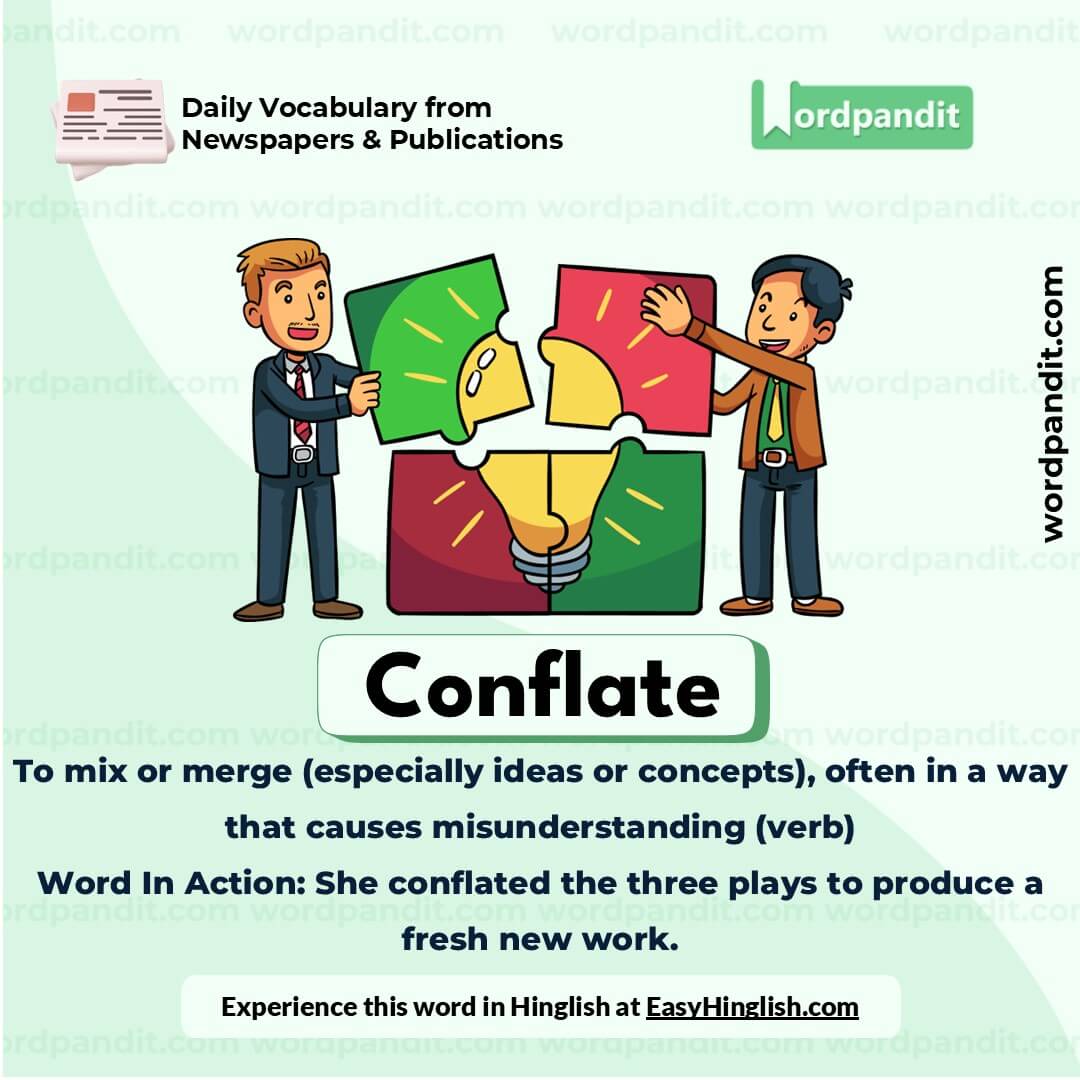 Conflate Vocabulary Picture Conflate Vocabulary Picture