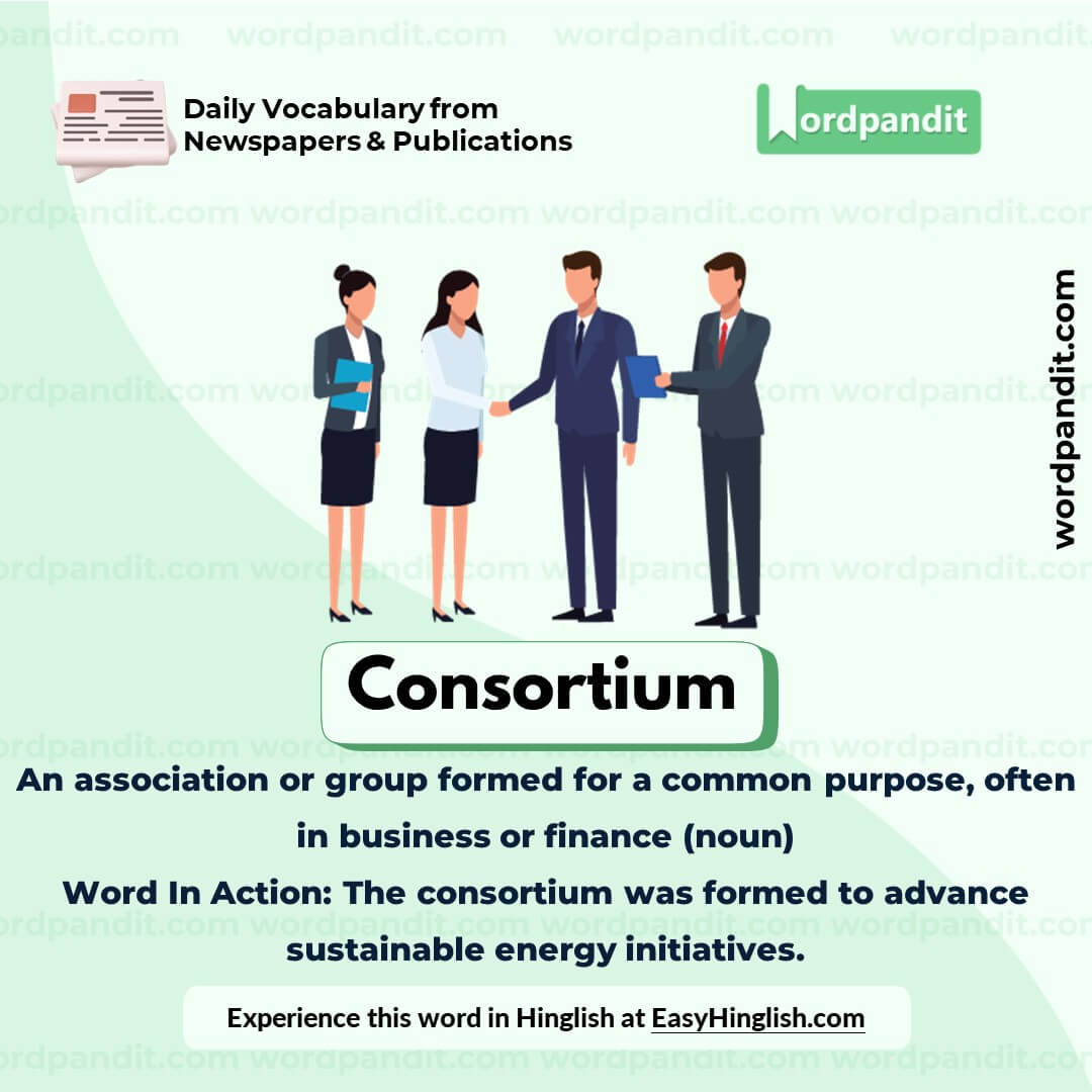 Consortium Vocabulary Picture Consortium Vocabulary Picture