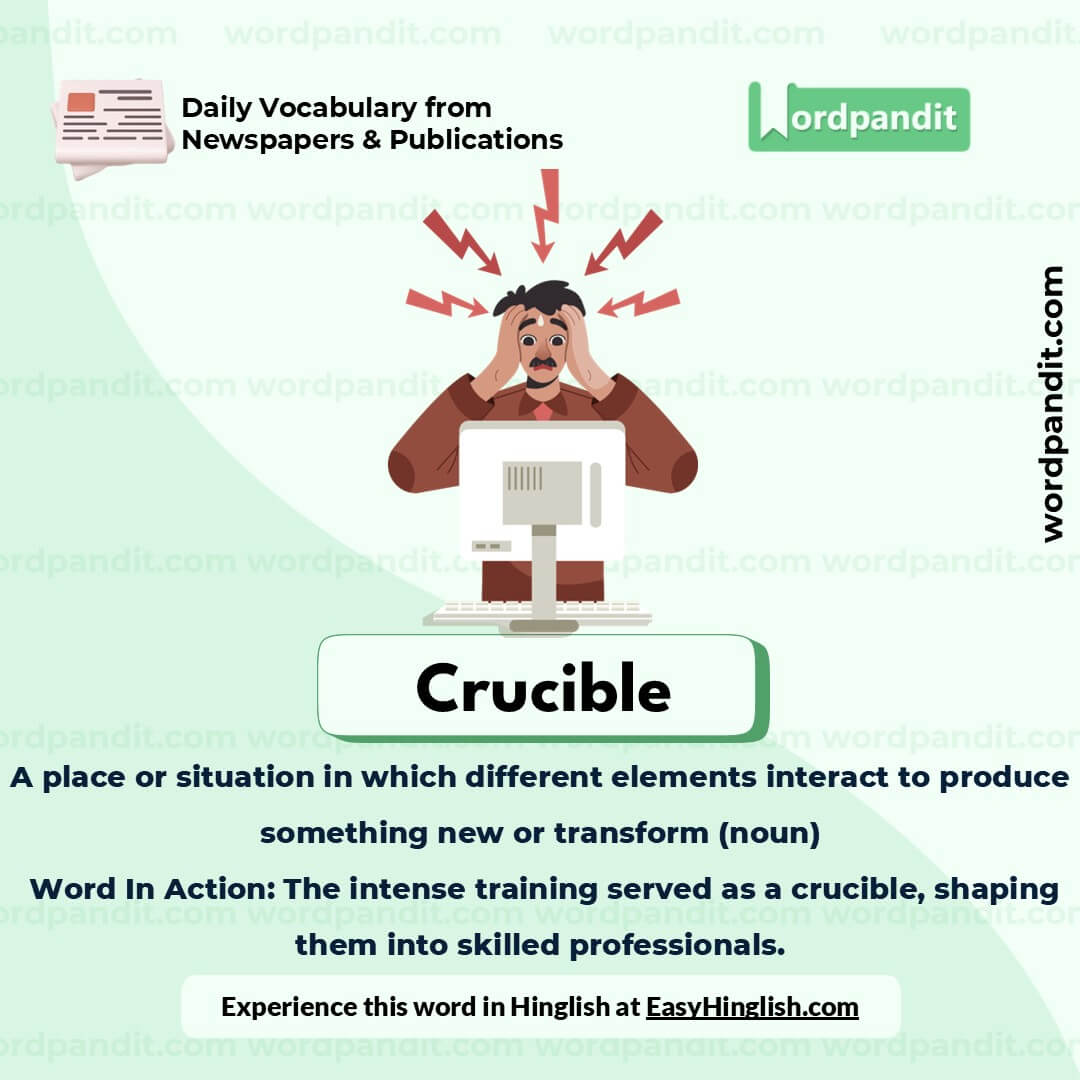 Crucible Picture Vocabulary Crucible Picture Vocabulary