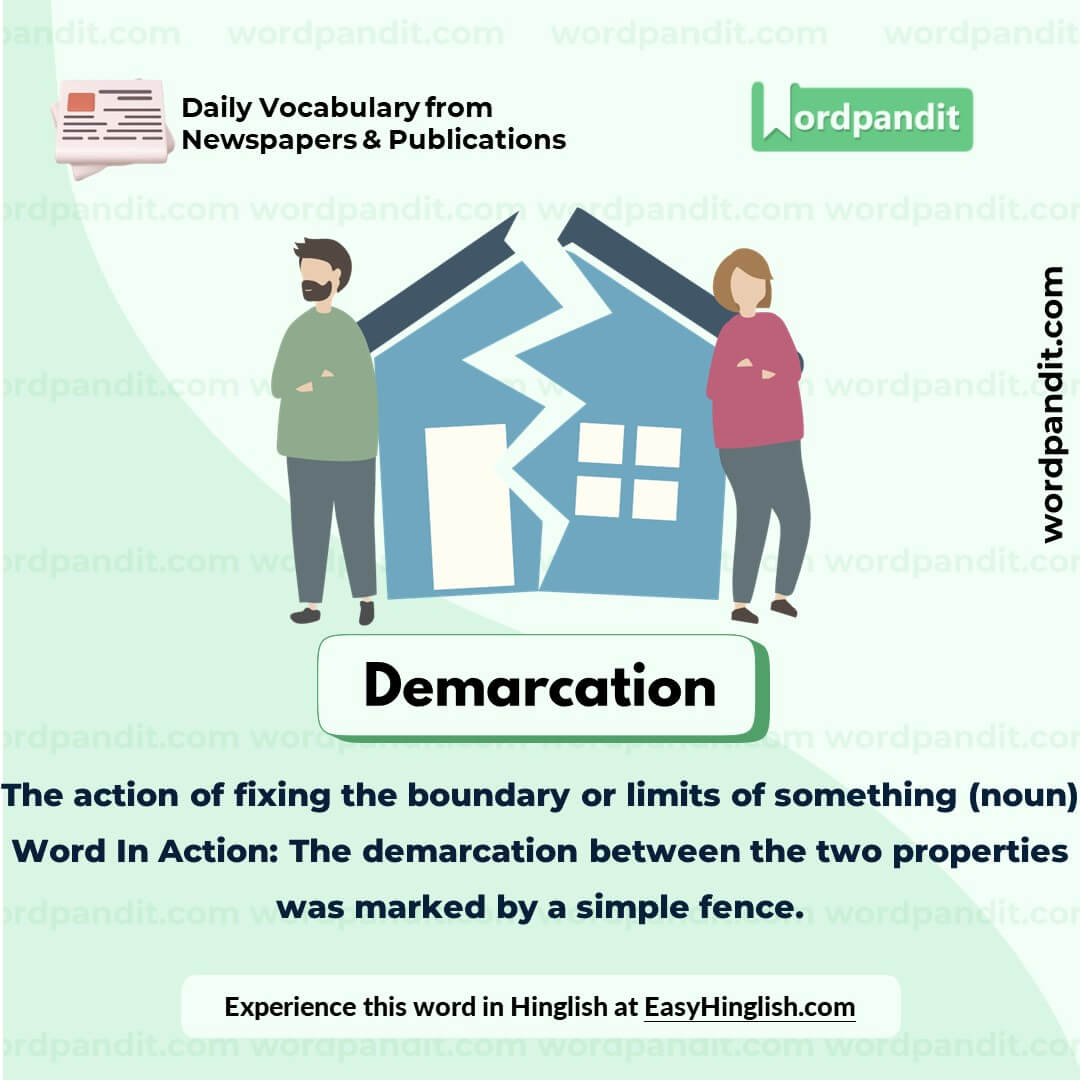 Demarcation Vocabulary Picture Demarcation Vocabulary Picture